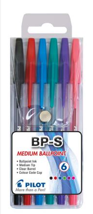 PILOT BPS ASSORTED 6'S