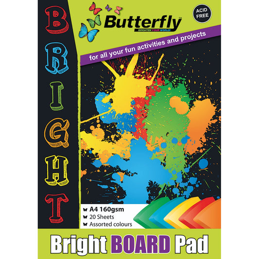 BUTTERFLY BRIGHT BOARDS PAD 20'S