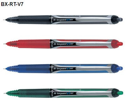 PILOT MEDIUM HI-TECPOINT RETRACTABLE PENS BX-RT-V7