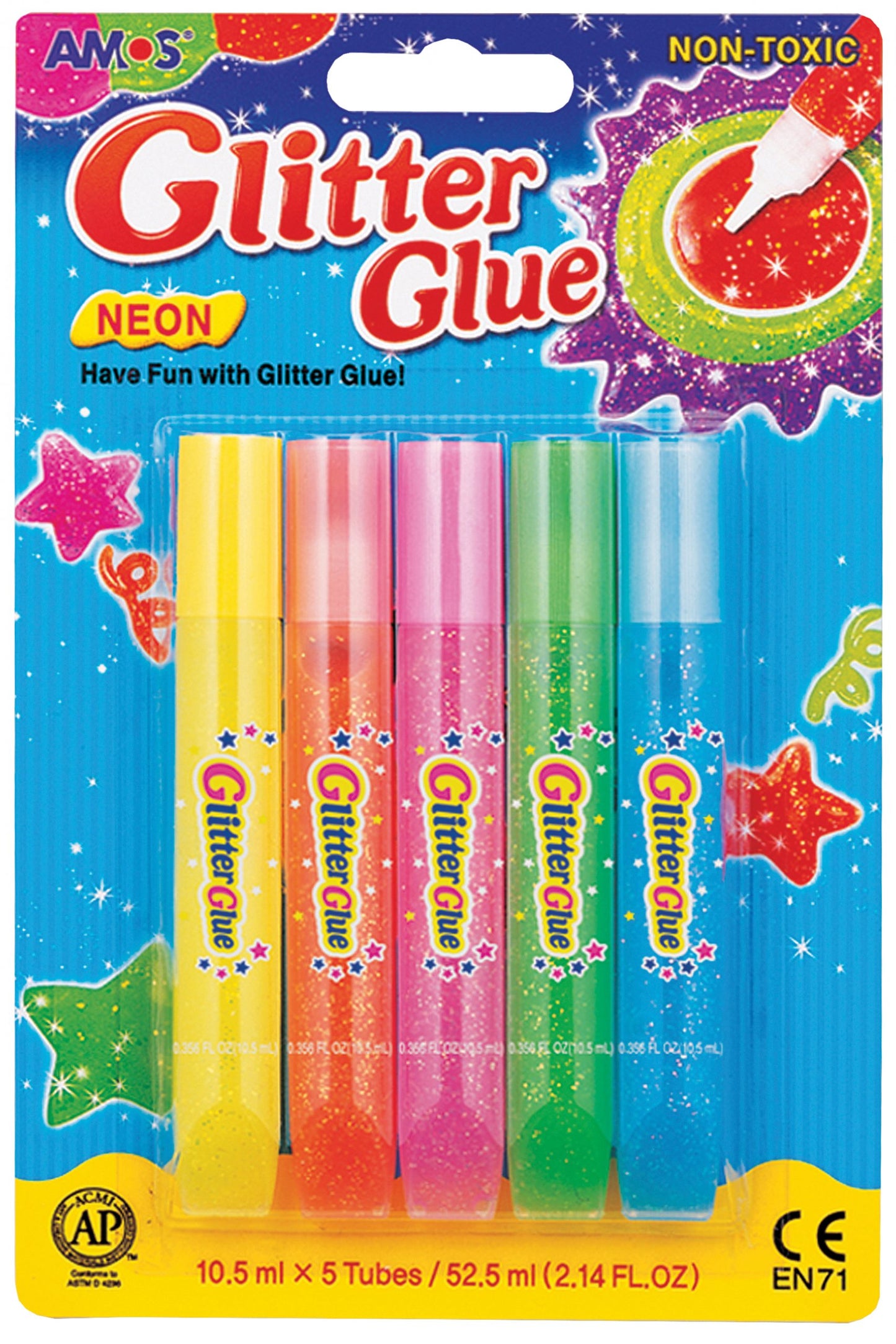 AMOS NEON GLUE 10.5ml 5pcs - GNE10B5