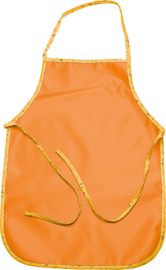 SCHOOL PRIMARY APRON - SINGLE PLAIN ORANGE