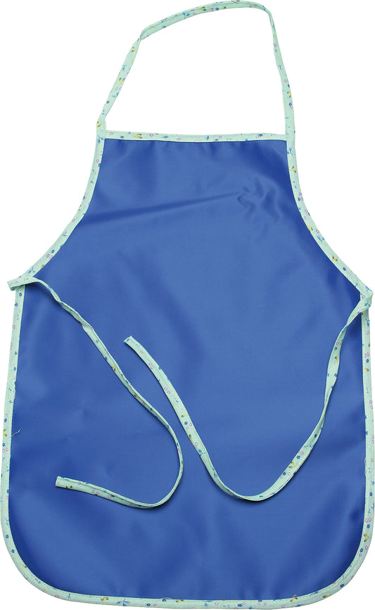 SCHOOL PRIMARY APRON - SINGLE PLAIN BLUE