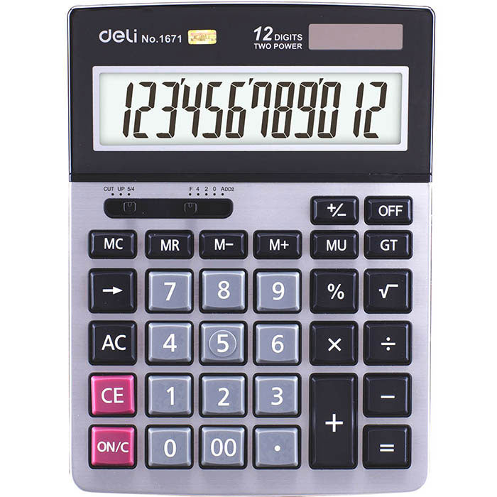 DELI #1671 12 DIGIT CALCULATOR