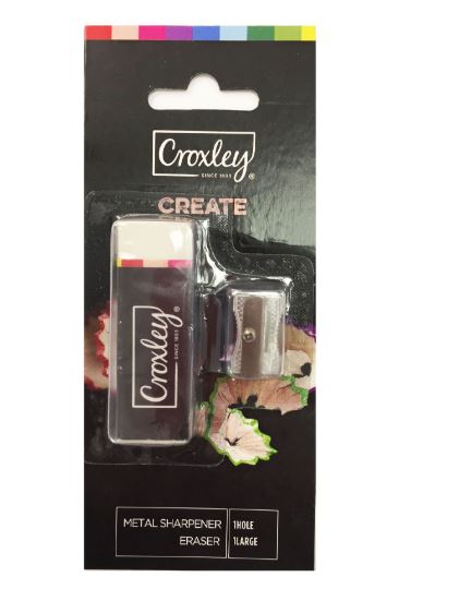 CROXLEY ERASER & SHARPENER SET