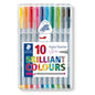 STAEDTLER FINELINERS 10'S