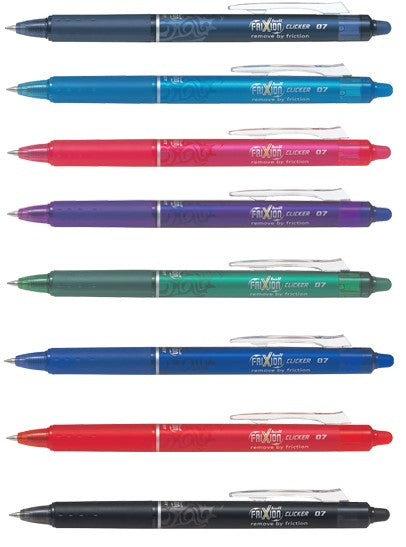 PILOT FRIXION BALL CLICKER PENS