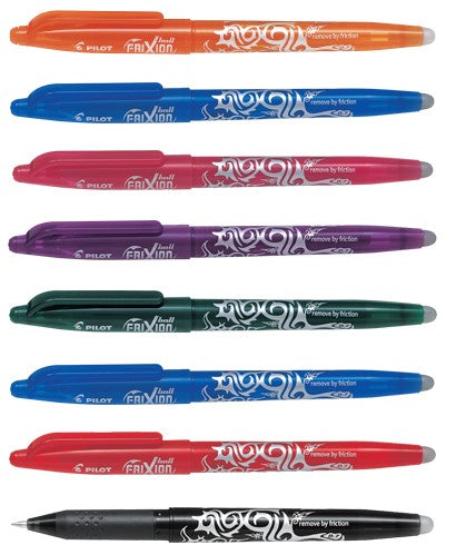 PILOT ROLLERBALL FRIXION PENS