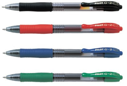 PILOT G2-10 MEDIUM GEL PENS