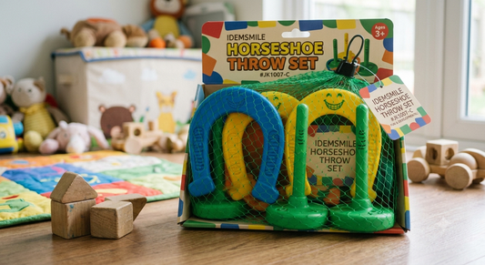 IDEMSMILE HORSE SHOE THROW SET #JK1007-C