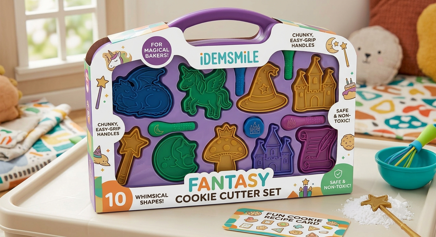 IDEMSMILE FANTASY COOKIE CUTTER SET