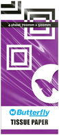 B/FLY TISSUE PAPER FOLDS - PURPLE