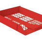 SINGLE P.V.C LETTER TRAY RED