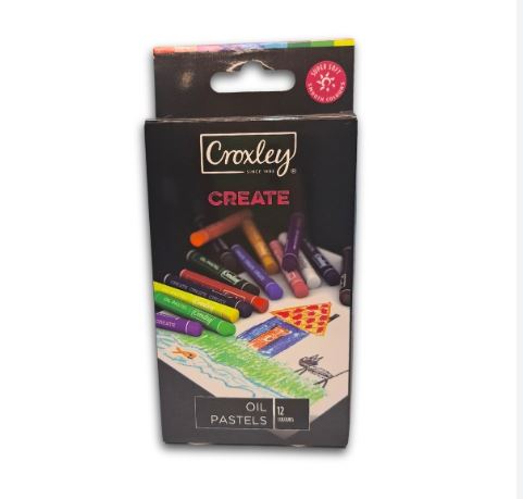 CROXLEY OIL PASTELS CREATE 12'S