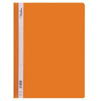 TREELINE A4 P.V.C QUOTATION FOLDERS/CLEAR FRONT FOLDERS - ORANGE