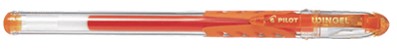 PILOT WINGEL 0.7MM GEL PENS - ORANGE