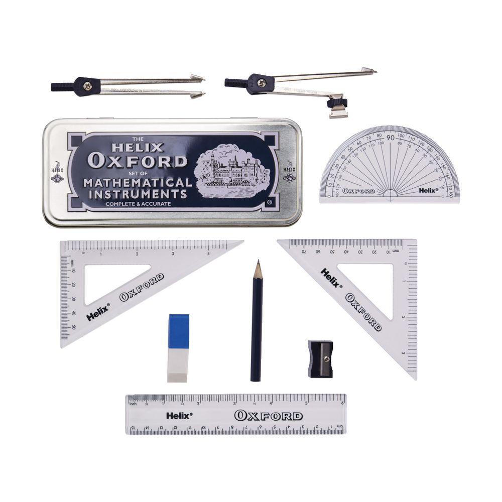 OXFORD MATHS SET 11 PIECE – Easy Stationers CC