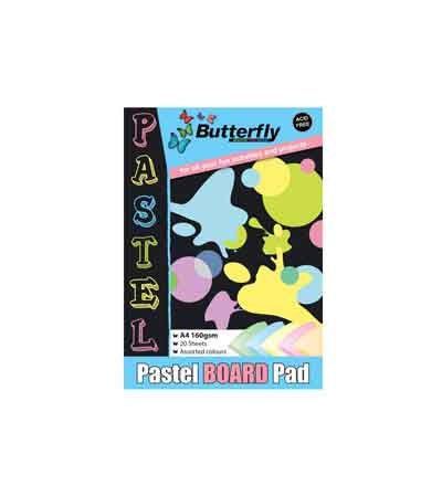 BUTTERFLY PASTEL BOARDS PAD 20'S