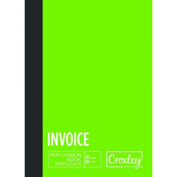 A5 INVOICE TRIPLICATE JD66BO