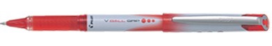 PILOT FINE V-BALL GRIP PENS BLN-VBG5 - RED