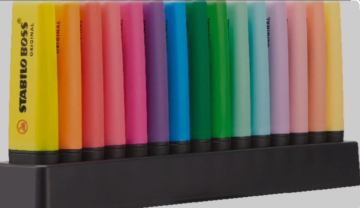 STABILO BOSS HIGHLIGHTERS ( SINGLE COLOR)