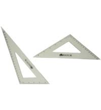 TECHNICAL DRAWING 24CM SET SQUARE 45 &amp; 60 2'S