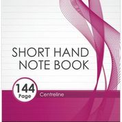 A5 SHORTHAND NOTEBOOK CENTRELINE 144 PAGE