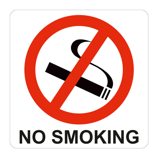 SIGN SYMBOLIC 150*150mm - NO SMOKING