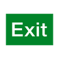 Exit Symbolic Sign - Printed on White ACP (150 x 300mm)