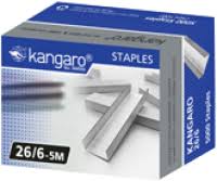 KANGARO STAPLES 26/6 BOX OF 5000