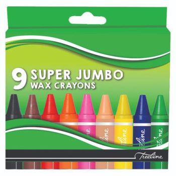 TREELINE WAX CRAYONS C9 #TWC9-SJ