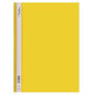 TREELINE A4 P.V.C QUOTATION FOLDERS/CLEAR FRONT FOLDERS - YELLOW