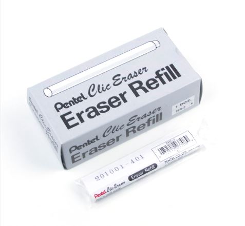 PENTEL CLICK ERASER REFILL 2'S ZER-2