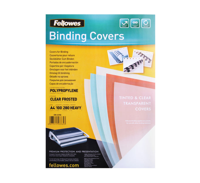 CLEAR BINDING COVERS 150 MICRON