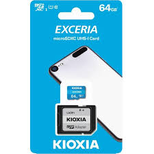 KIOXIA 64GB SD EXCERIAUHS-I CARD