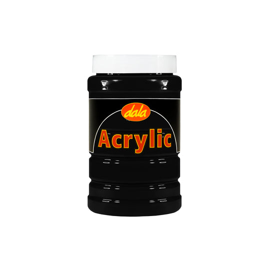 DALA ACRYLIC PAINT 1L LAMP BLACK #801