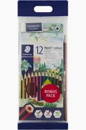 STAEDTLER PENCIL COLOURS 12'S LONG NORIS