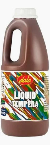 DALA LIQUID TEMPERA 1L BURNT UMBER #16