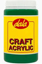 DALA CRAFT ACRYLIC PAINT 250ML TUBE GRN