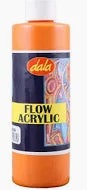 DALA CRAFT ACRYLIC PAINT 250ML TUBE ORAG
