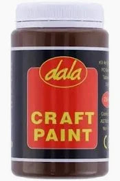 DALA CRAFT ACRYLIC PAINT 250ML TUBE BRWN