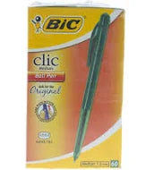 BIC CLICK MEDIUM GREEN *BOX OF 60'S*
