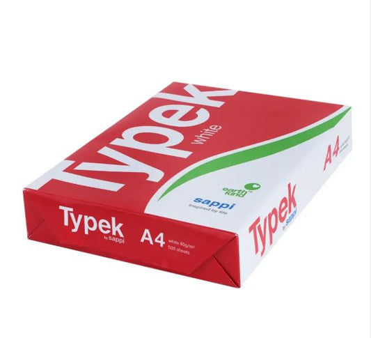 A4 TYPEK PAPER 80GSM 500SHEETS REAM ONLY